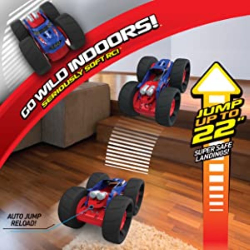 MSRP $43.89 Air Hogs Super Soft, Jump Fury with Zero-Damage Wheels, Extreme Jump